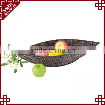 S.D Luxury Leather Gift Packing Basket for Fruit, Festival Gift Basket