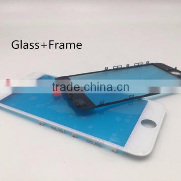 For iPhone 6 4.7 glass with frame combo replacement LCD Refurbishing via Cold press