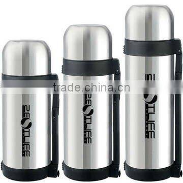 Large Three capacity offer travel mug thermo mug stainless steel ss travel vacuum flask cup ZZTB-20