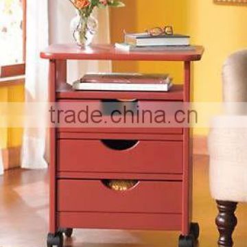 Three universal caster wheel side table