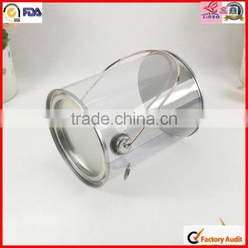 Transparent Bucket With Tin Lid and Handle photo-5