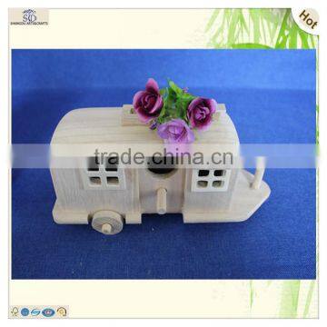 Light Weight Cute Animal Shape Paulownia Wooden Bird House photo-6