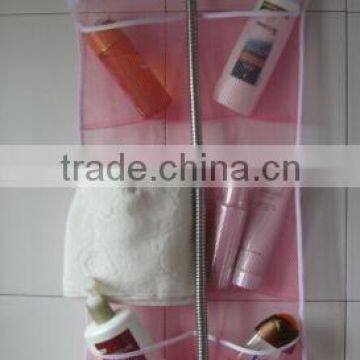 Hanging Mesh Pocket Organizer/6 Pockets Hanging Mesh Shower Caddy/Shower Organizer photo-3