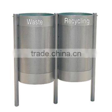 Arlau Outdoor Park Waste Bin Stainless Steel photo-2