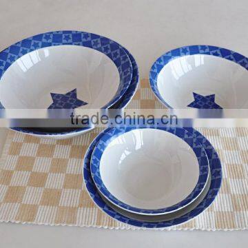 Mixing Bowl With Decal Printing, Porcelain Bowl Set photo-2