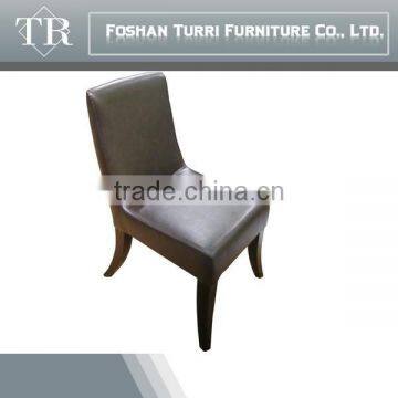 Simple Design Modern Solid Wood and Leather Dinning Chair photo-5