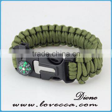5 in 1 Fire Starter Bracelet Survival Cord 550 Paracord Bracelet photo-5