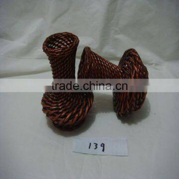 Wholesale Originality Wicker Flower Vase photo-3