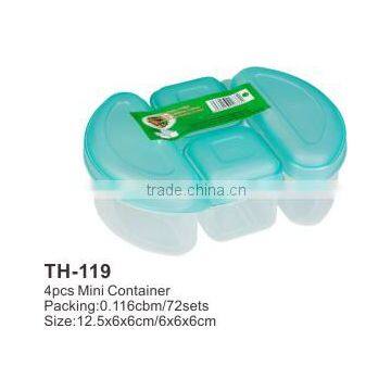 Plastic Mini Storage Box Set and Snack Container photo-5