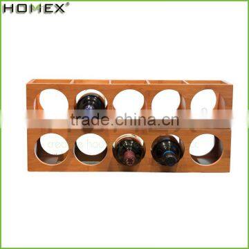 Simple Bamboo Wine Rack Cabinet/Wine Rack Wall/Homex_Factory photo-2