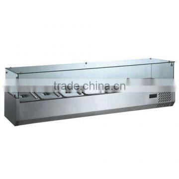 Upside Pizza Case Refrigerator