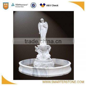 White color marble water fountain sale for projects