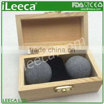 Customized Shape Whiskey Rocks Set With Sphere Chilling Stones for Christmas Promotion Gift Sets photo-2