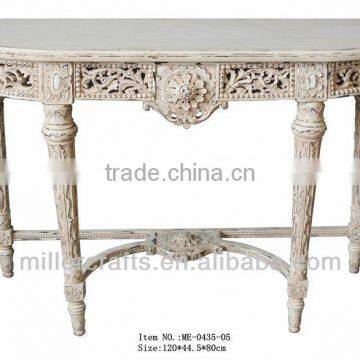 Marble Top European Style Console Table for Living Room ME-0435-01 photo-2