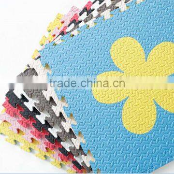 Good quality wood grain sale eva baby play mat