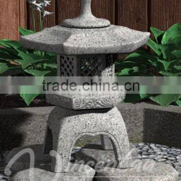 Wholesale Outdoor Decorative Antique Hand Carved Marble Japanese Stone Lantern photo-2