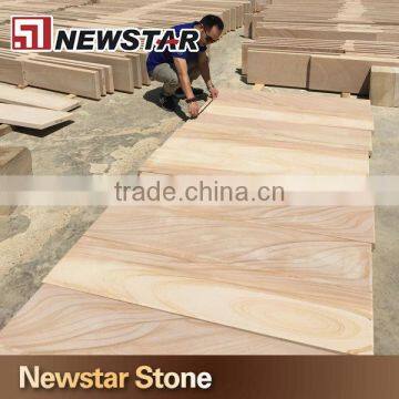 Wooden sandstone wall cladding sanstone tile