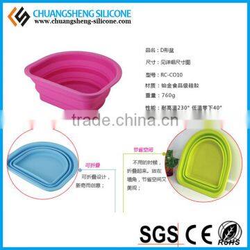 Food Grade Silicone Folding Case, Silicone Bowl, Table Foldable Silicone Box photo-4