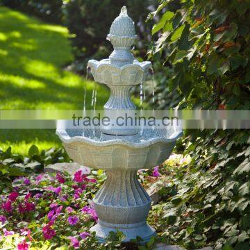 Welcome Garden Pineapple Tiered Outdoor Fountain