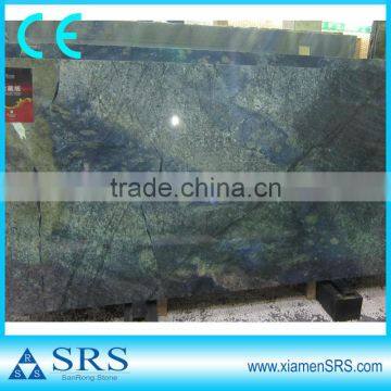 Expensive azul bahia blue marble slab