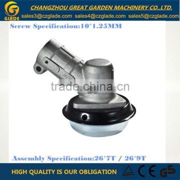 26mm Pipe Diameter Brush Cutter Gear Box 20crmo pinion within gear case grass cutter spare parts