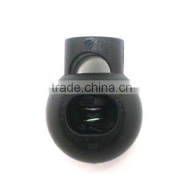 8.9mm Cord Lock In Black Plastic, Plastic Cord Stopper, Barrel Cord Lock For Apparel Accessories photo-5