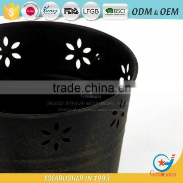 Iron and Zinc Homeware Flower Pots for Outside Decorative Garden Pots