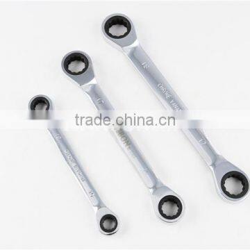 Double Head Ratchet Wrench With Mirror Surface photo-5