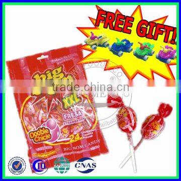 Big Bom XXL Lollipop Candy with FREE Toys