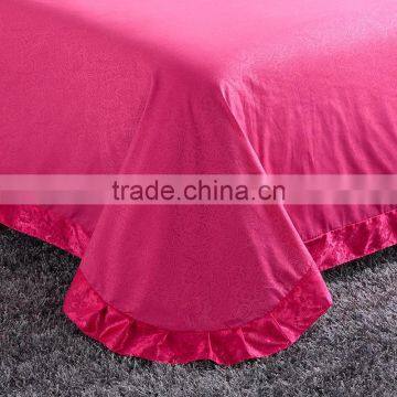 New Luury Chinese Wedding Bed 4pcs Bedding Set Include Duvet Cover Bed Sheet Pillowcases Set Satin Jacquard Home Tetile. photo-3