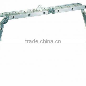 WR2397A-IGS Multi-Function Aluminium Ladder Folding Agility Ladder With Steel Platform Step Ladder
