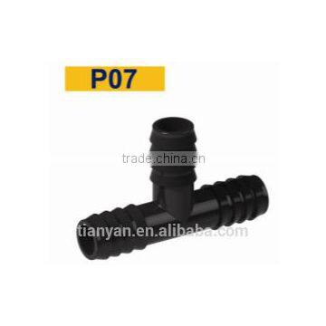 TY High Quality PP Compression Fittings TUBE TEE Eco-friendly Cheap Price Full Size Factory Price List Discount photo-2