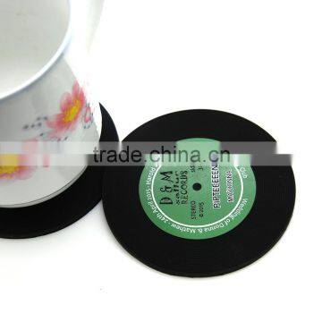 Eco-friendly Promotional Button Shape Non-slip Silicone Cup Coasters photo-6