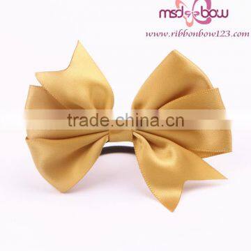 Custom Satin Ribbon Bow With Elastic for Perfume Bottle Package photo-6