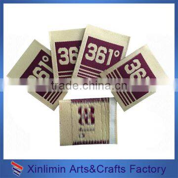 Comfortable woven brand name clothing labels