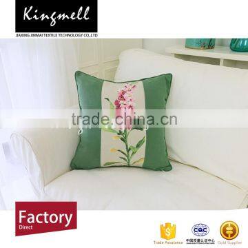 Linen Cushion Cover Office Chair Wholesale Embroidered Cushion Cover photo-5