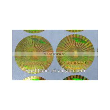 high quality custom hologram sticker