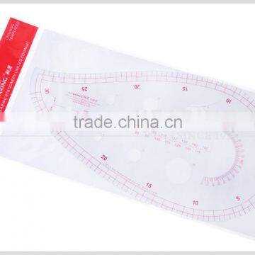 Pattern curve rulers for sewing drawing Water droplets shapped #6460