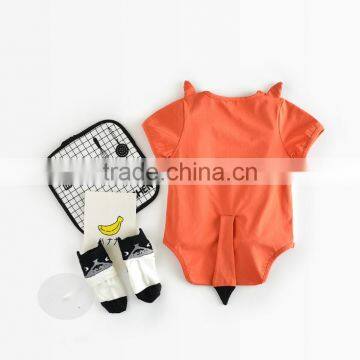 2017 New Design Baby Jumpsuit With Fox Pattern photo-2