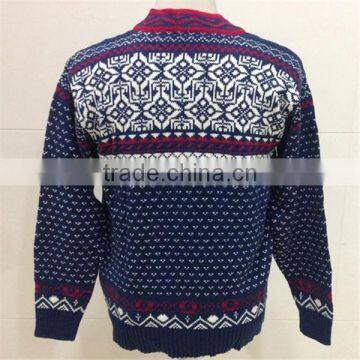 Mens Jacquard Sweater