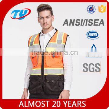 2017 High Visibility Safety Vest With Pockets photo-2