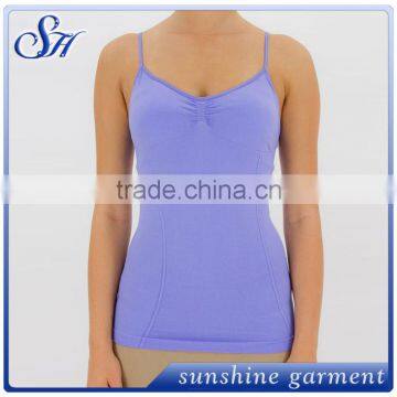 2016 camisole with bra for women can be customzie logo