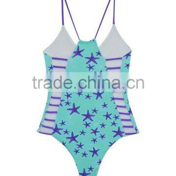Ladies Sea Star Print One-piece Swimwear photo-4