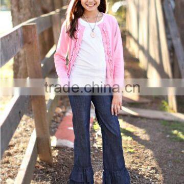 2017 New Arrival Boutique Girl Clothing Baby Clothes Kid Children Shorts Wholesale New Model Jeans Pants photo-4