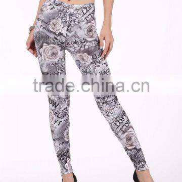 Holiday christmas style ladies custom print leggings