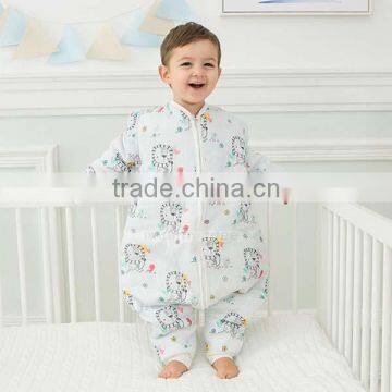 2017 Spring long sleeve baby anti-kicking baby sleeping bag detachable infant sleeping swaddle wrap