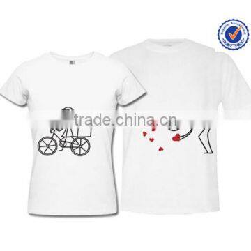 Intriguing Couple Printing t Shirt for Couples photo-5