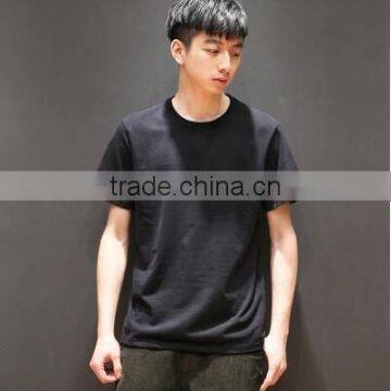 Summer New Letters Printing Trend of Cultivate One's Morality Short Sleeve T-shirt Men Round Collar Youth Leisure