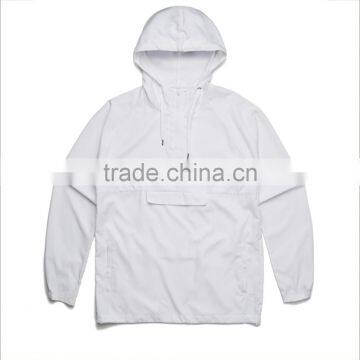 Custom Zip-up Hooded Windbreaker Adjustable Drawcord Pullover Windbreaker photo-3