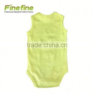 New Born Cool Pattern Plain Organic Baby Romper Clothing photo-6